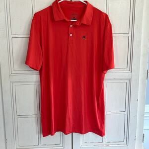 Proud 90 mens size large orange golf polo shirt
